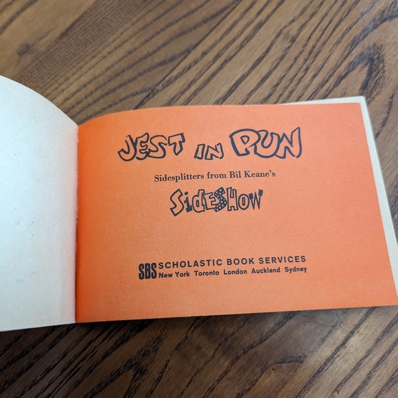 Vintage Scholastic Book. Jest in Pun. By Bic Keane. for people who likes puns. - Picture 4 of 10